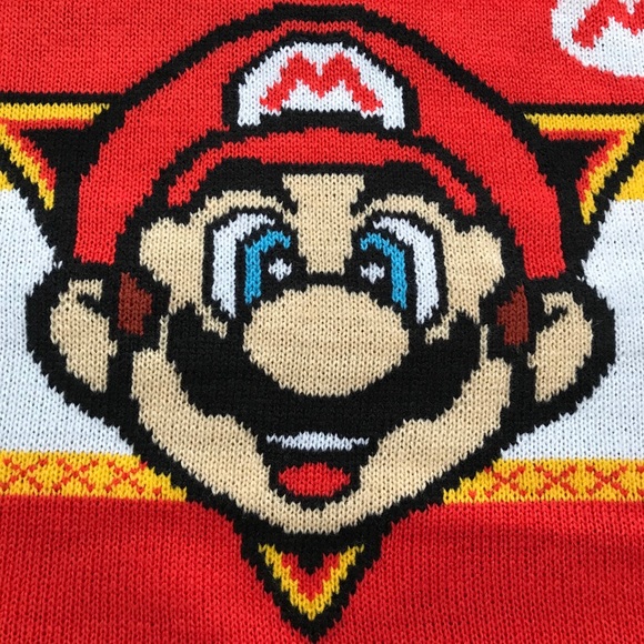 Boys NWT Super Mario Sweater - Picture 4 of 5